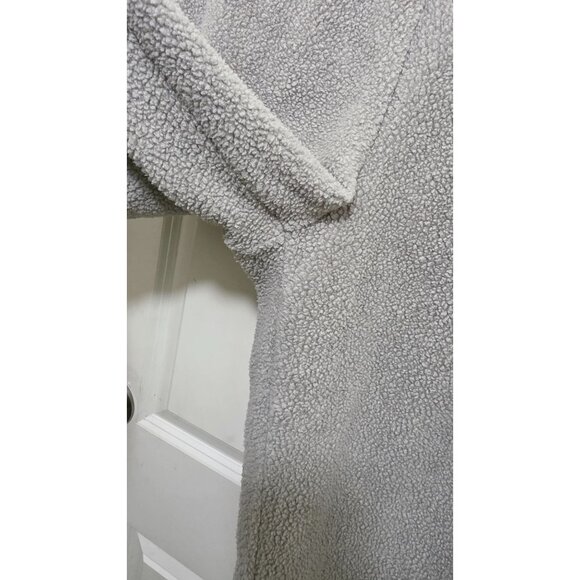 Patagonia Women's Gray Shearling Fleece Cropped Sweatpants Size L - Picture 5 of 7